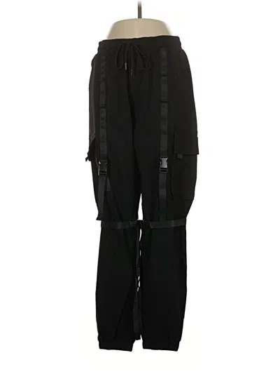 Pre-owned Unbranded Cargo Pants In Black