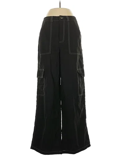 Pre-owned Unbranded Cargo Pants In Black
