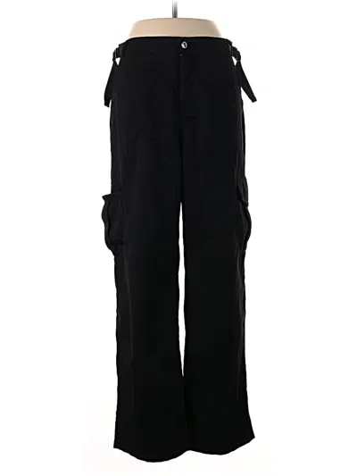 Pre-owned Unbranded Cargo Pants In Black