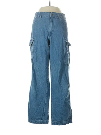 Pre-owned Unbranded Cargo Pants In Blue