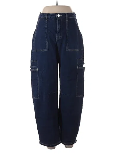 Pre-owned Unbranded Cargo Pants In Blue