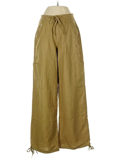 Pre-owned Unbranded Cargo Pants In Gold