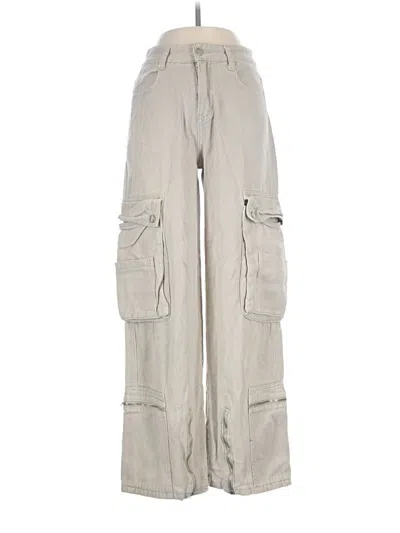 Pre-owned Unbranded Cargo Pants In Gray
