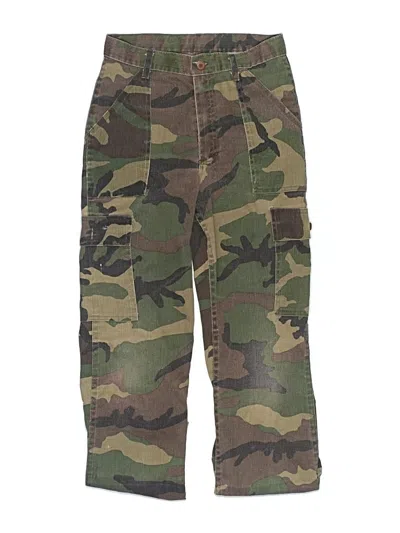 Pre-owned Unbranded Kids' Cargo Pants In Green