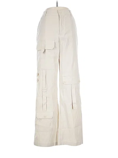 Pre-owned Unbranded Cargo Pants In Ivory