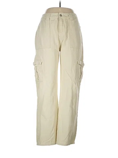 Pre-owned Unbranded Cargo Pants In Ivory