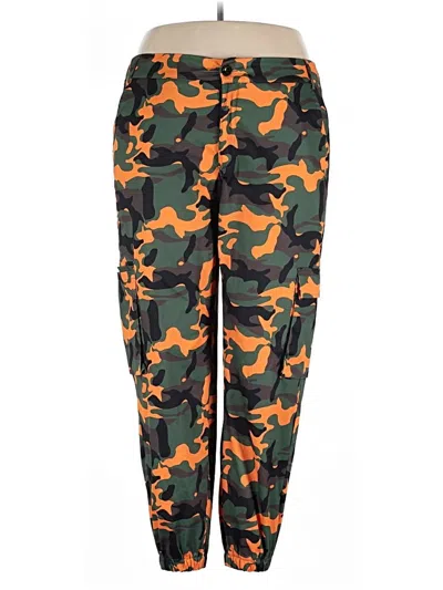 Pre-owned Unbranded Cargo Pants In Orange