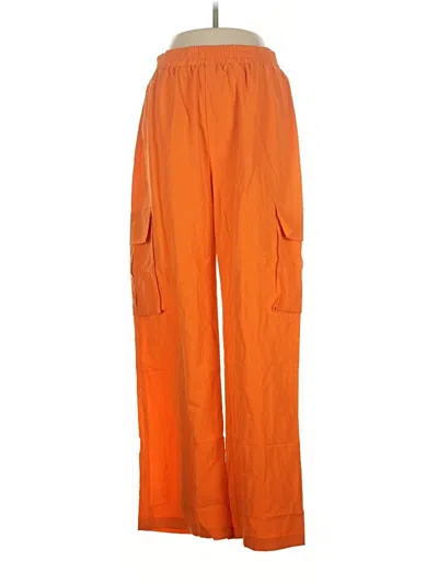 Pre-owned Unbranded Cargo Pants In Orange