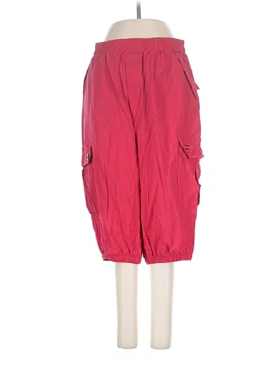 Pre-owned Unbranded Cargo Pants In Red