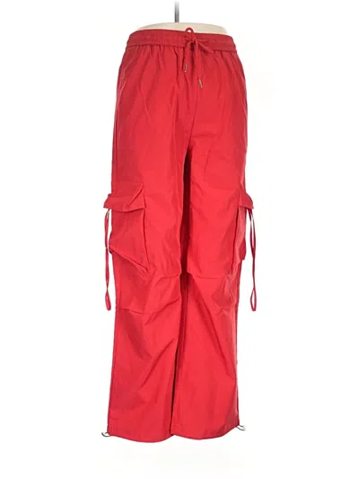 Pre-owned Unbranded Cargo Pants In Red