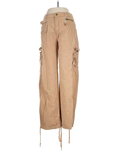 Pre-owned Unbranded Cargo Pants In Tan