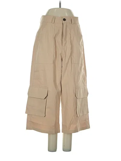Pre-owned Unbranded Cargo Pants In Tan