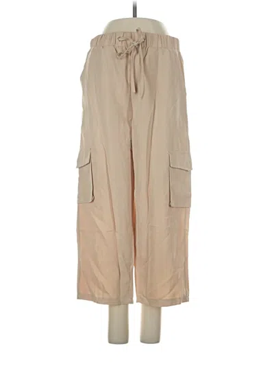 Pre-owned Unbranded Cargo Pants In Tan