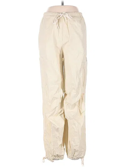 Pre-owned Unbranded Cargo Pants In White