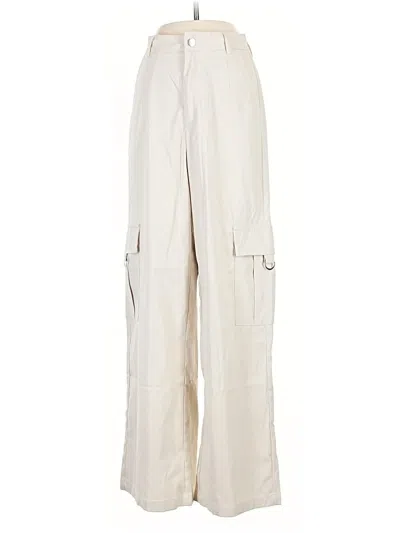 Pre-owned Unbranded Cargo Pants In White