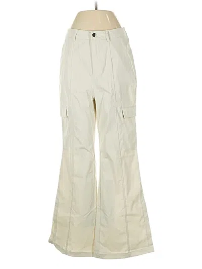Pre-owned Unbranded Cargo Pants In White