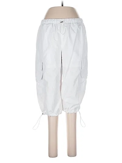 Pre-owned Unbranded Cargo Pants In White
