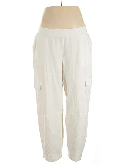 Pre-owned Unbranded Cargo Pants In White