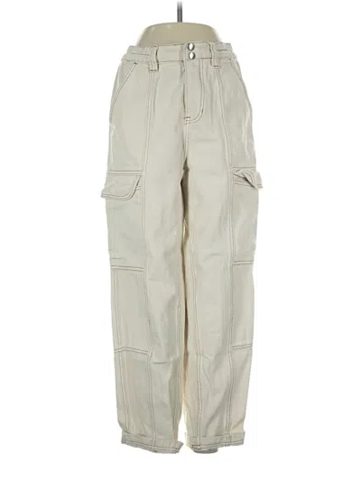 Pre-owned Unbranded Cargo Pants In White