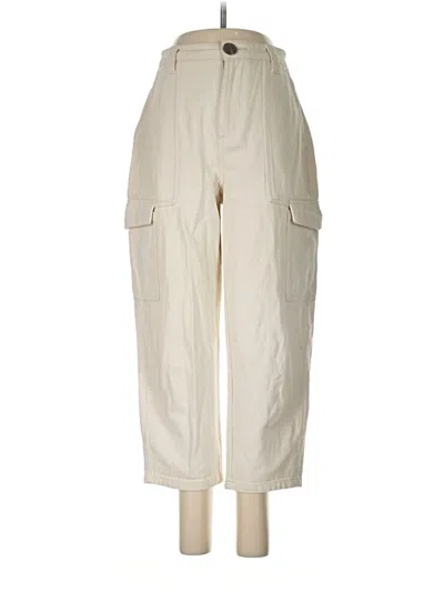 Pre-owned Unbranded Cargo Pants In White