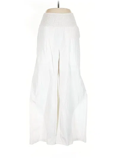 Pre-owned Unbranded Cargo Pants In White