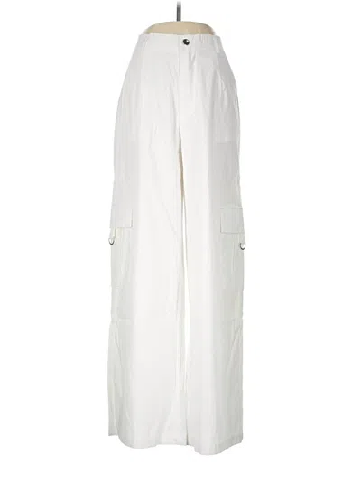 Pre-owned Unbranded Cargo Pants In White