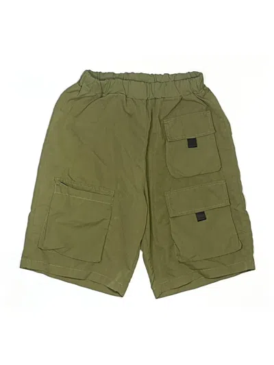 Pre-owned Unbranded Kids' Cargo Shorts In Green