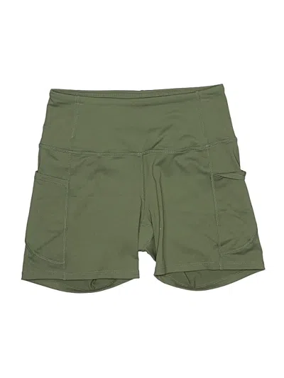 Pre-owned Unbranded Cargo Shorts In Green