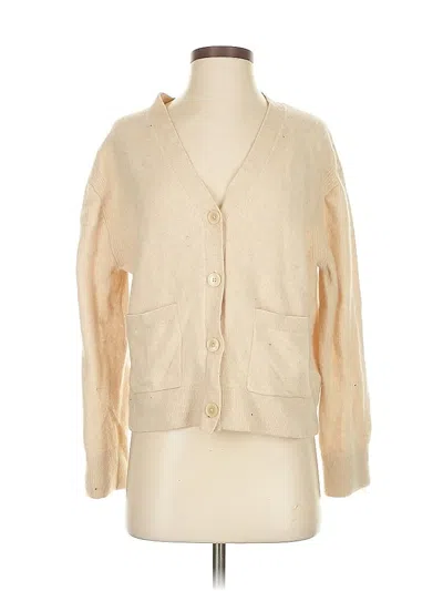 Pre-owned Unbranded Cashmere Cardigan Sweater In Brown