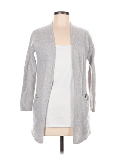 Pre-owned Unbranded Cashmere Cardigan Sweater In Gray