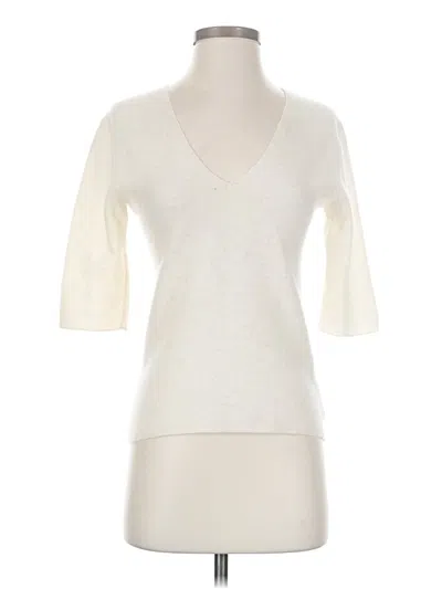 Pre-owned Unbranded Cashmere Cardigan Sweater In Ivory