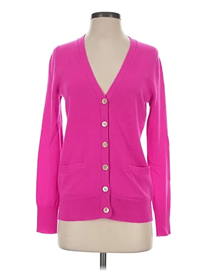 Pre-owned Unbranded Cashmere Cardigan Sweater In Pink