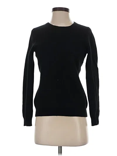 Pre-owned Unbranded Cashmere Pullover Sweater In Black