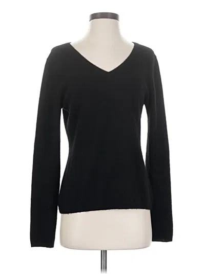 Pre-owned Unbranded Cashmere Pullover Sweater In Black