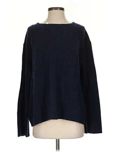 Pre-owned Unbranded Cashmere Pullover Sweater In Blue