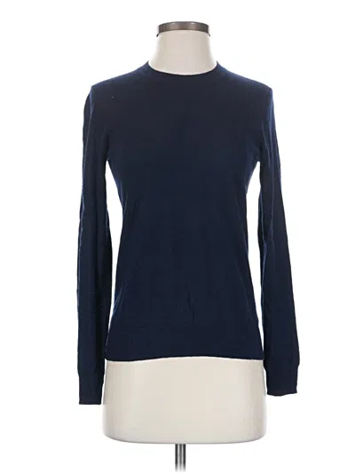 Pre-owned Unbranded Cashmere Pullover Sweater In Blue