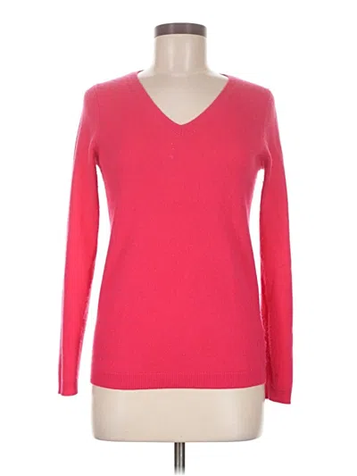 Pre-owned Unbranded Cashmere Pullover Sweater In Pink