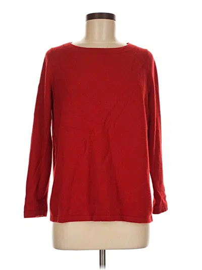 Pre-owned Unbranded Cashmere Pullover Sweater In Red