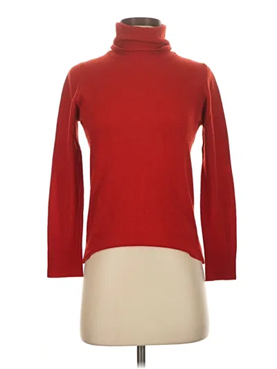 Pre-owned Unbranded Cashmere Pullover Sweater In Red