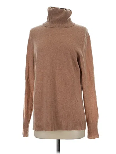 Pre-owned Unbranded Cashmere Pullover Sweater In Tan