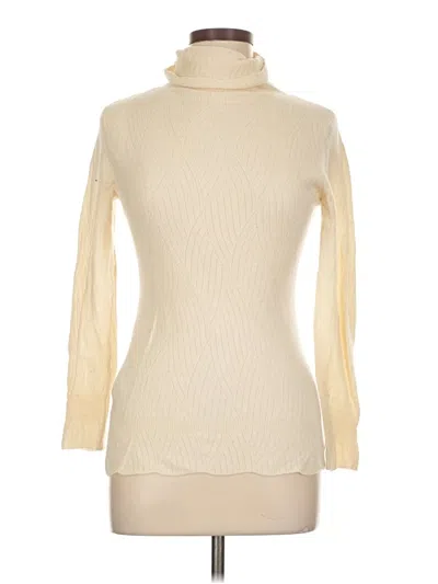 Pre-owned Unbranded Cashmere Pullover Sweater In White