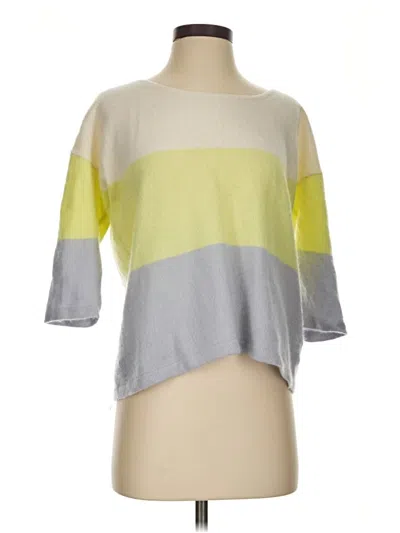Pre-owned Unbranded Cashmere Pullover Sweater In Yellow