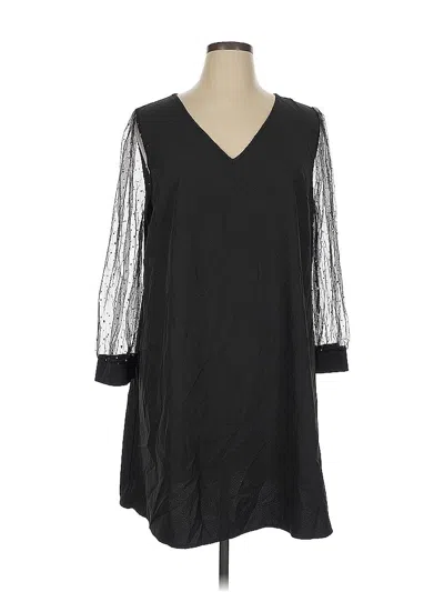Pre-owned Unbranded Casual Dress In Black