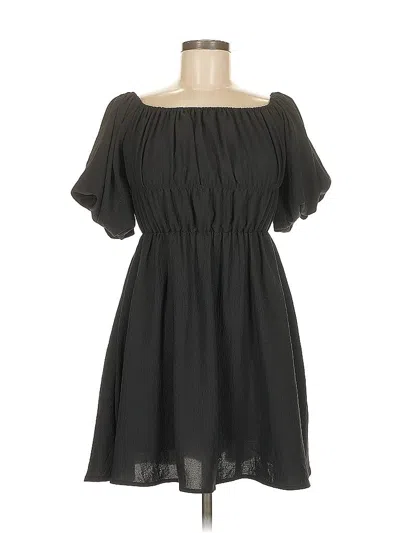 Pre-owned Unbranded Casual Dress In Black