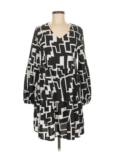 Pre-owned Unbranded Casual Dress In Black