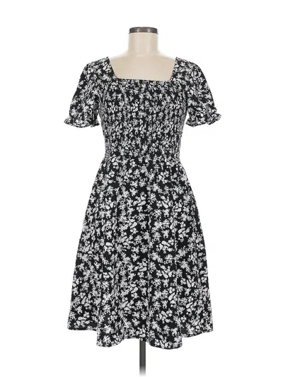 Pre-owned Unbranded Casual Dress In Black