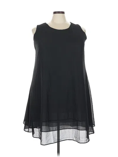 Pre-owned Unbranded Casual Dress In Black