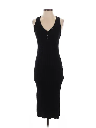 Pre-owned Unbranded Casual Dress In Black