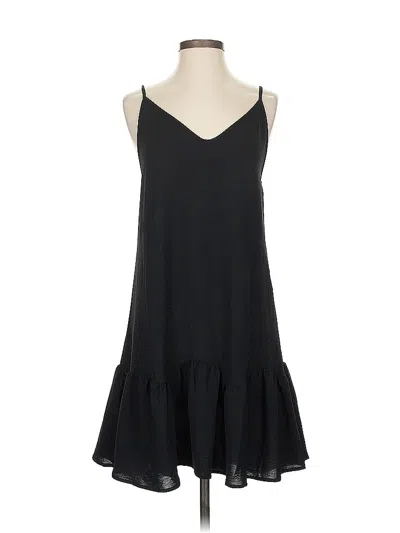 Pre-owned Unbranded Casual Dress In Black