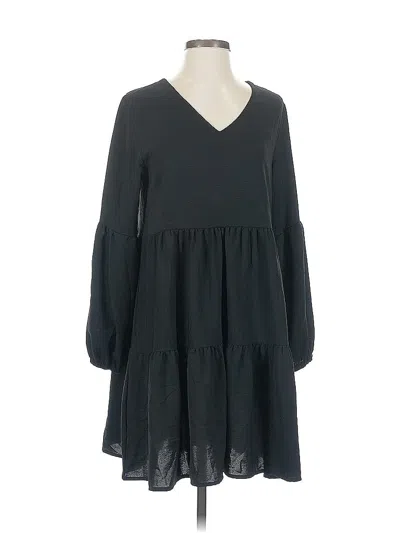 Pre-owned Unbranded Casual Dress In Black